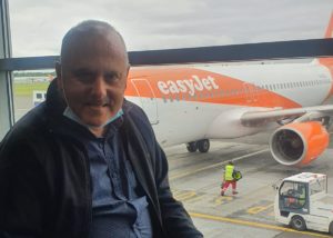 Nick at the airport